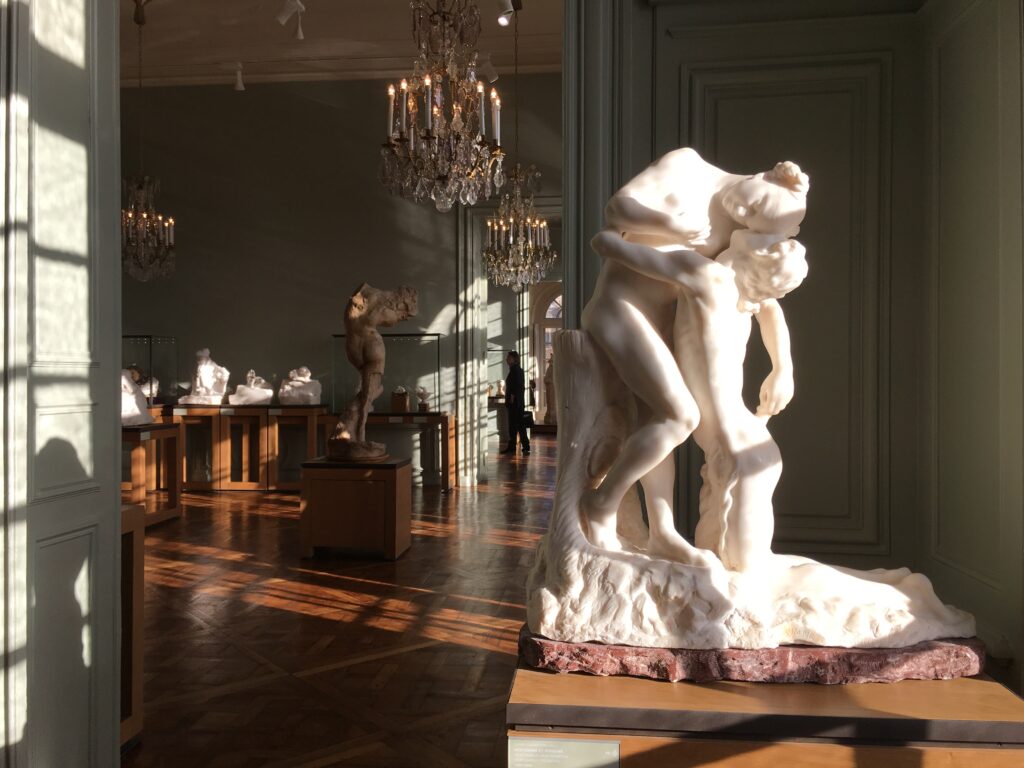Vue intérieure du musée Rodin à Paris