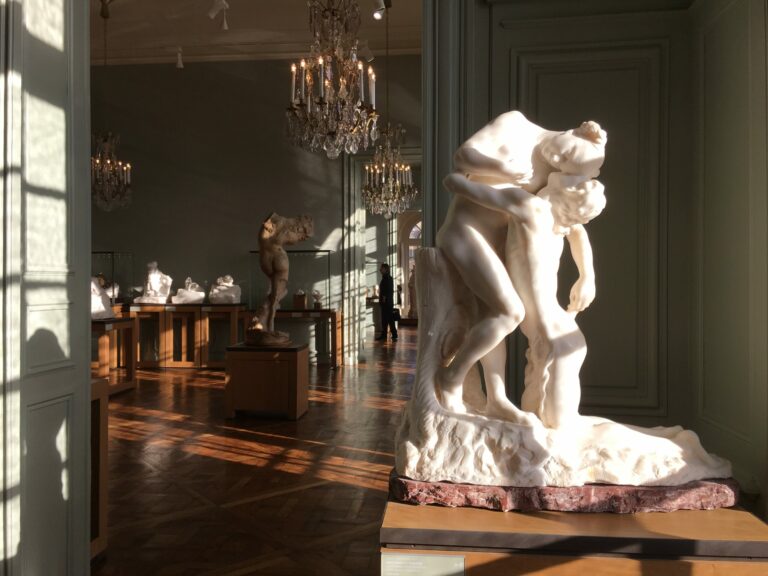 Vue intérieure du musée Rodin à Paris